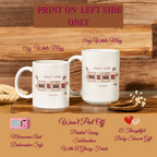 11oz and 15oz mama mug size comparison, print on one side, microwave and dishwasher safe mug