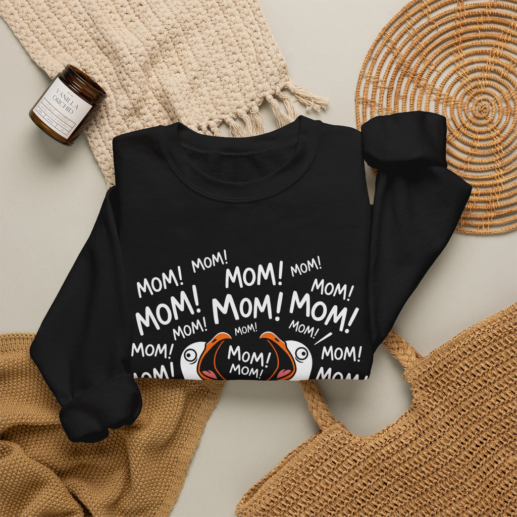 Mom! Mom! Seagull Crewneck – Funny Motherhood Sweatshirt