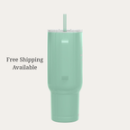 Promoted to Mama 40oz insulated travel tumbler with free shipping, baby shower and first mothers day gift