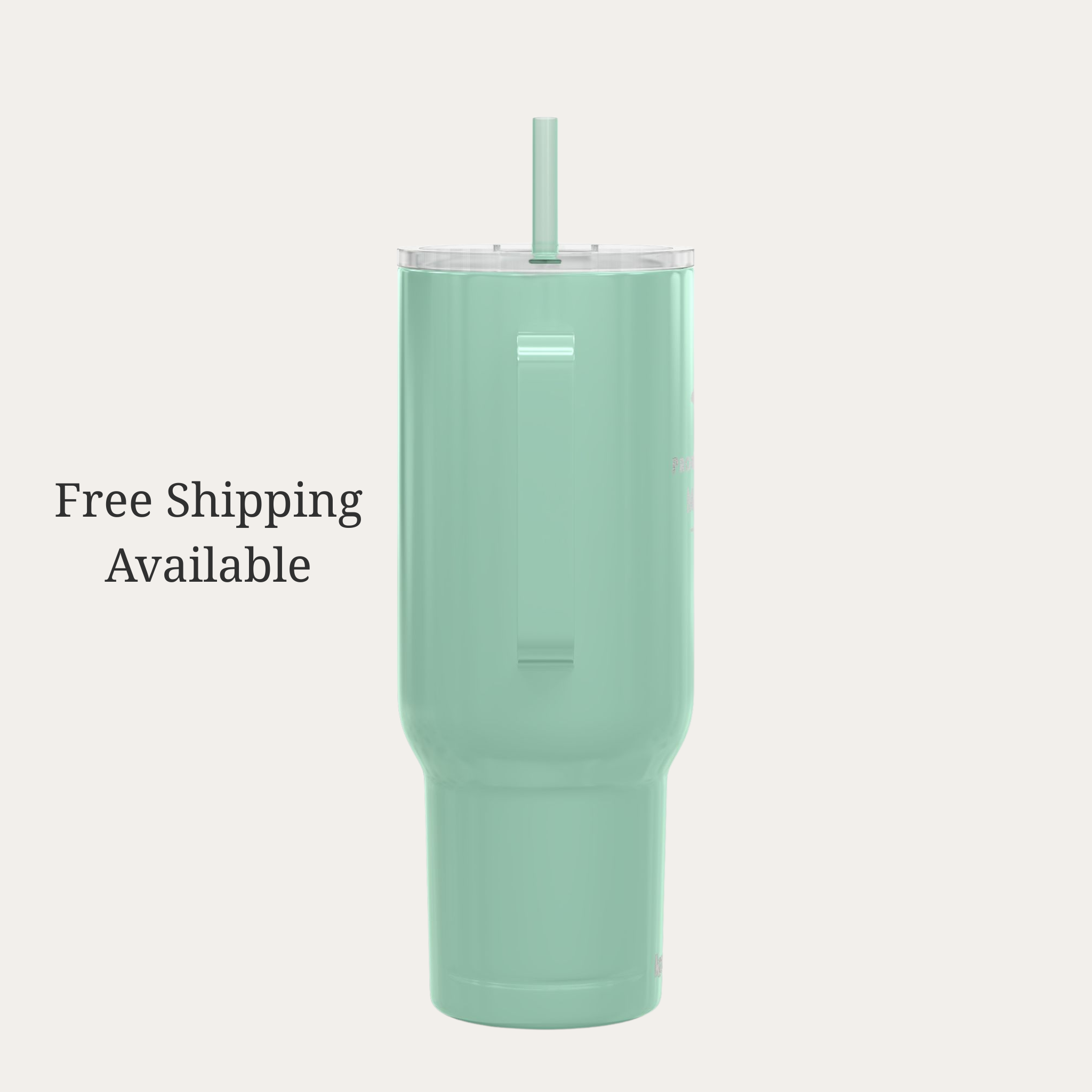 Promoted to Mama 40oz insulated travel tumbler with free shipping, baby shower and first mothers day gift