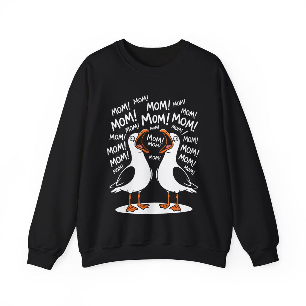 Mom! Mom! Seagull Crewneck – Funny Motherhood Sweatshirt