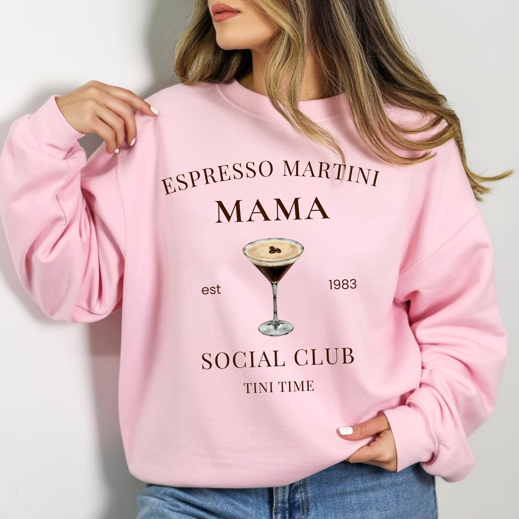 Espresso Martini Mama Sweatshirt | Cocktail Club Crewneck