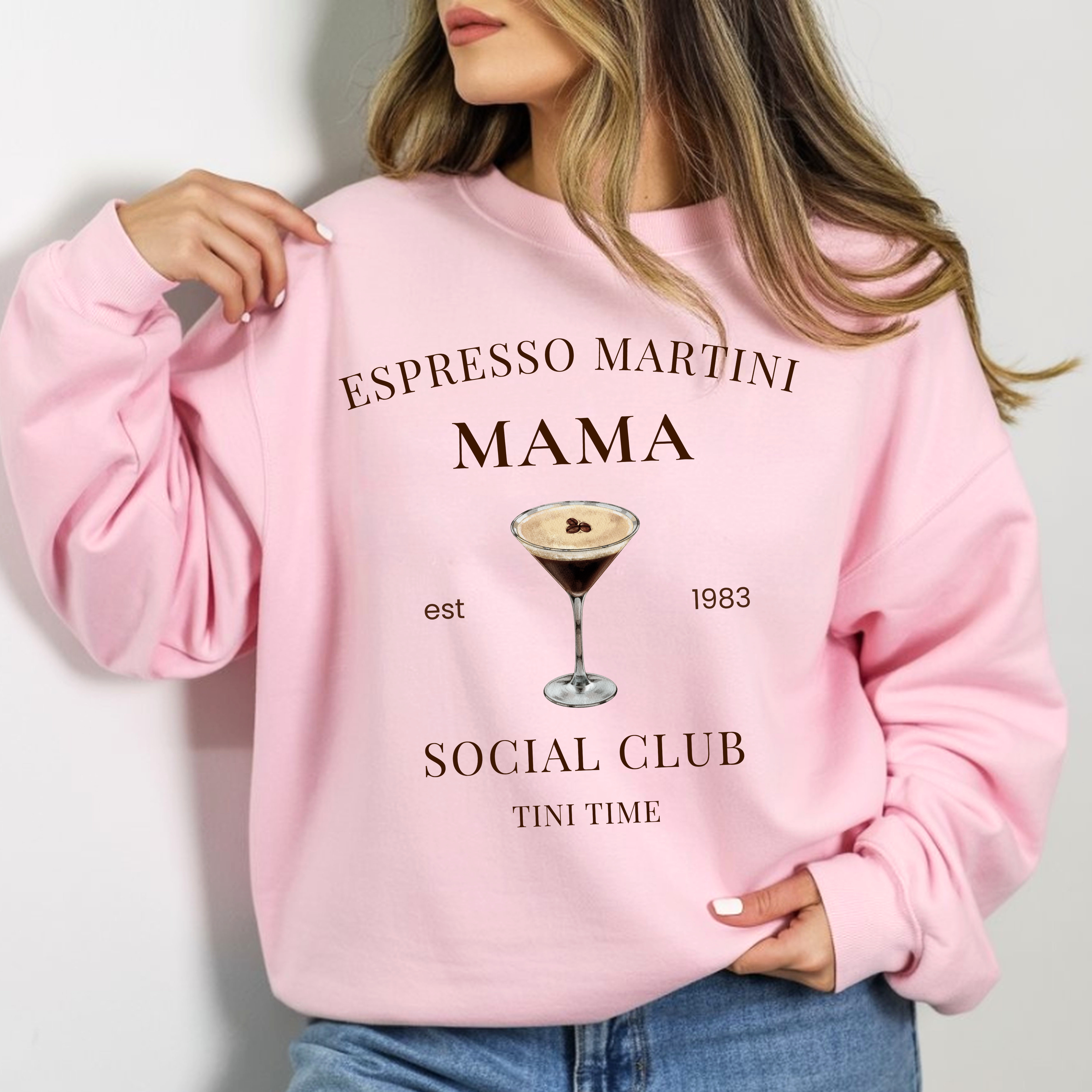 Espresso Martini Mama Sweatshirt | Cocktail Club Crewneck