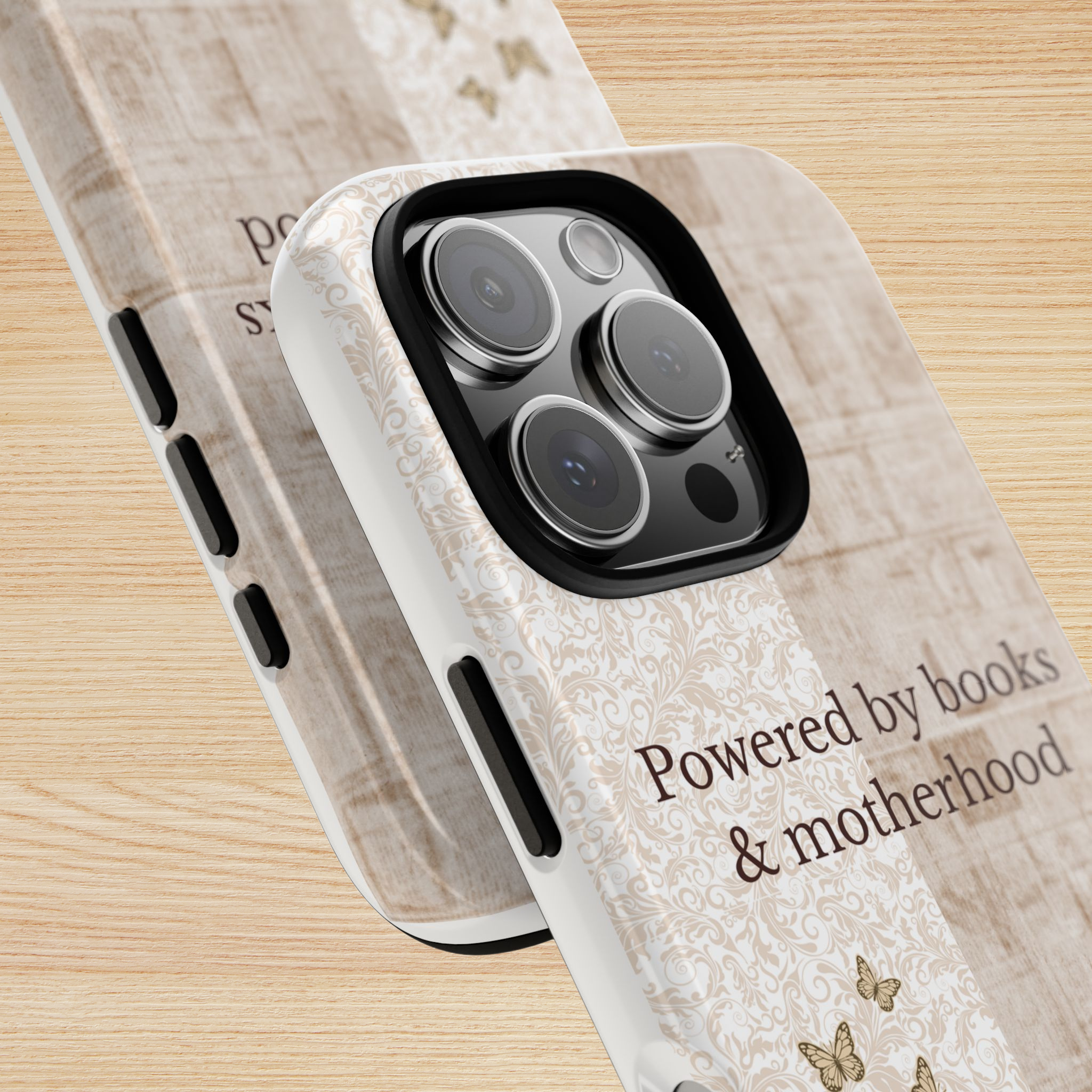 Bookaholic Aesthetic iPhone Case – Cute Book Lover Phone Case for Readers, Cozy Literary Gift. Available in (Glossy & Matte) Iphone 14 15 16 17 Pro, Pro Max, Air, Plus