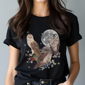 Moonlit Owl Graphic Tee | Nature Lover Shirt