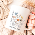 Best Mom Ever floral coffee mug aesthetic Mother’s Day gift for mom