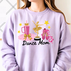 Orchid pink dance mom sweatshirt cute ballet mom gift cozy mothers day crewneck