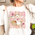 Mama Goose sweatshirt white Gildan 18000, funny mom sweatshirt, cute Mother’s Day gift for mom, cozy mom life crewneck