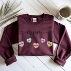 Maroon mama sweatshirt cozy mom crewneck, cute aesthetic mom outfit, gift for mom, Mother’s Day sweatshirt women
