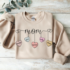 Folded sand mama sweatshirt aesthetic mockup cozy mom outfit gift