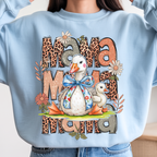 Light blue silly goose mama sweatshirt, funny mom shirt perfect for Mother’s Day gift