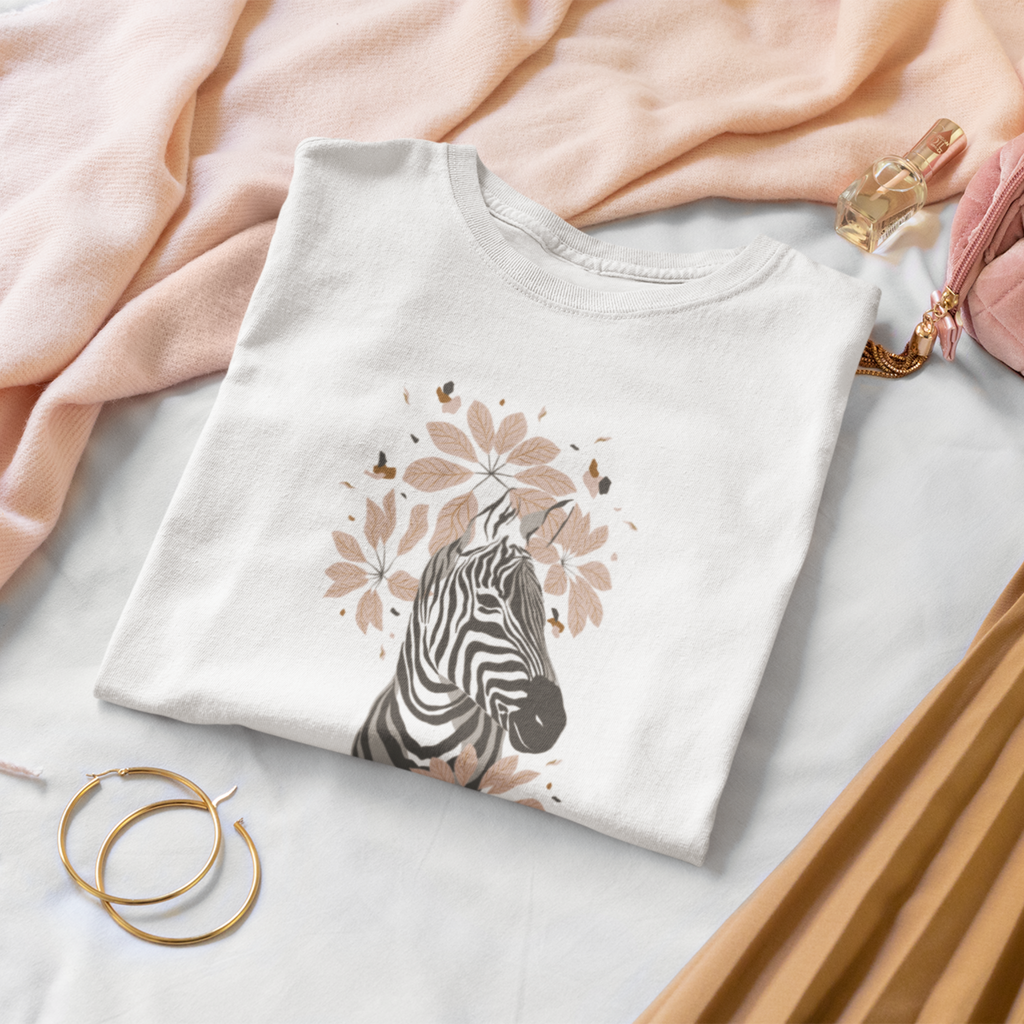 Folded Striped and Glow zebra maternity t shirt aesthetic pregnancy shirt perfect baby shower gift for mom to be